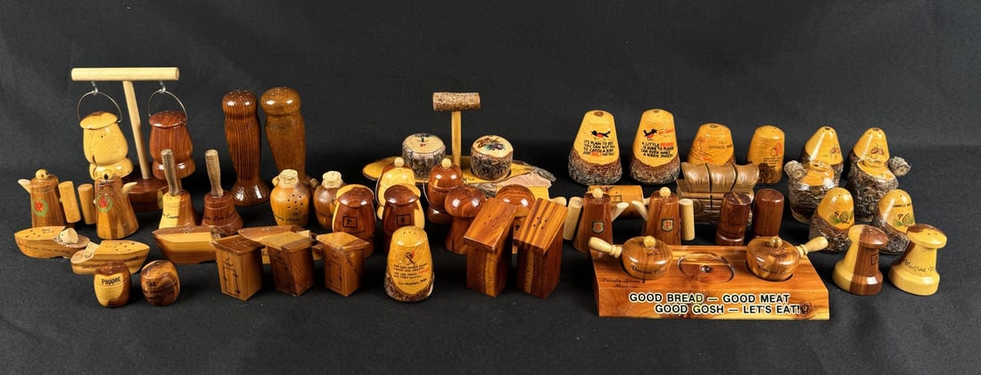 Collection of Redwood Salt & Pepper Shakers (1 of 8)