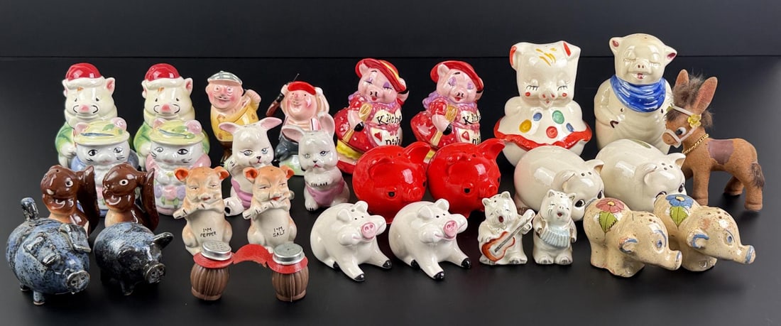 Collection of Pig Salt & Pepper Shakers (1 of 17)