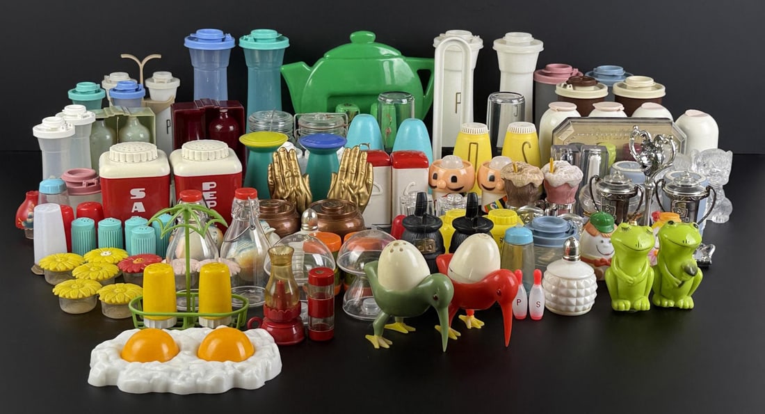 Collection of Salt & Pepper Shakers: 57 pairs.