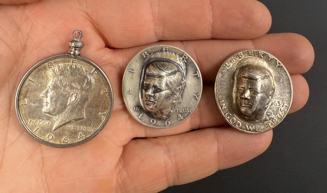 Kennedy Silver Half Dollar Coin Jewelry (1 of 3)