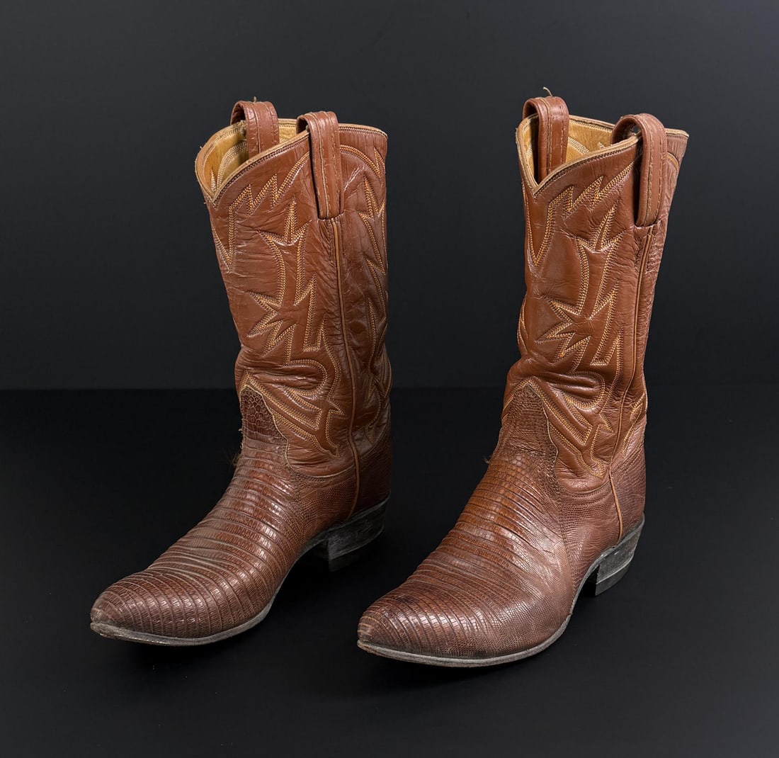 Tony Lama Teju Lizard Cowboy Boots (1 of 10)