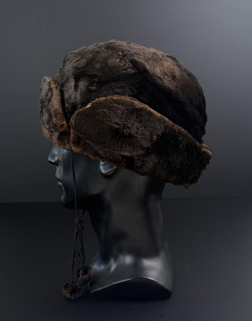 Sheared Beaver Mountain Man Trapper Hat - 2