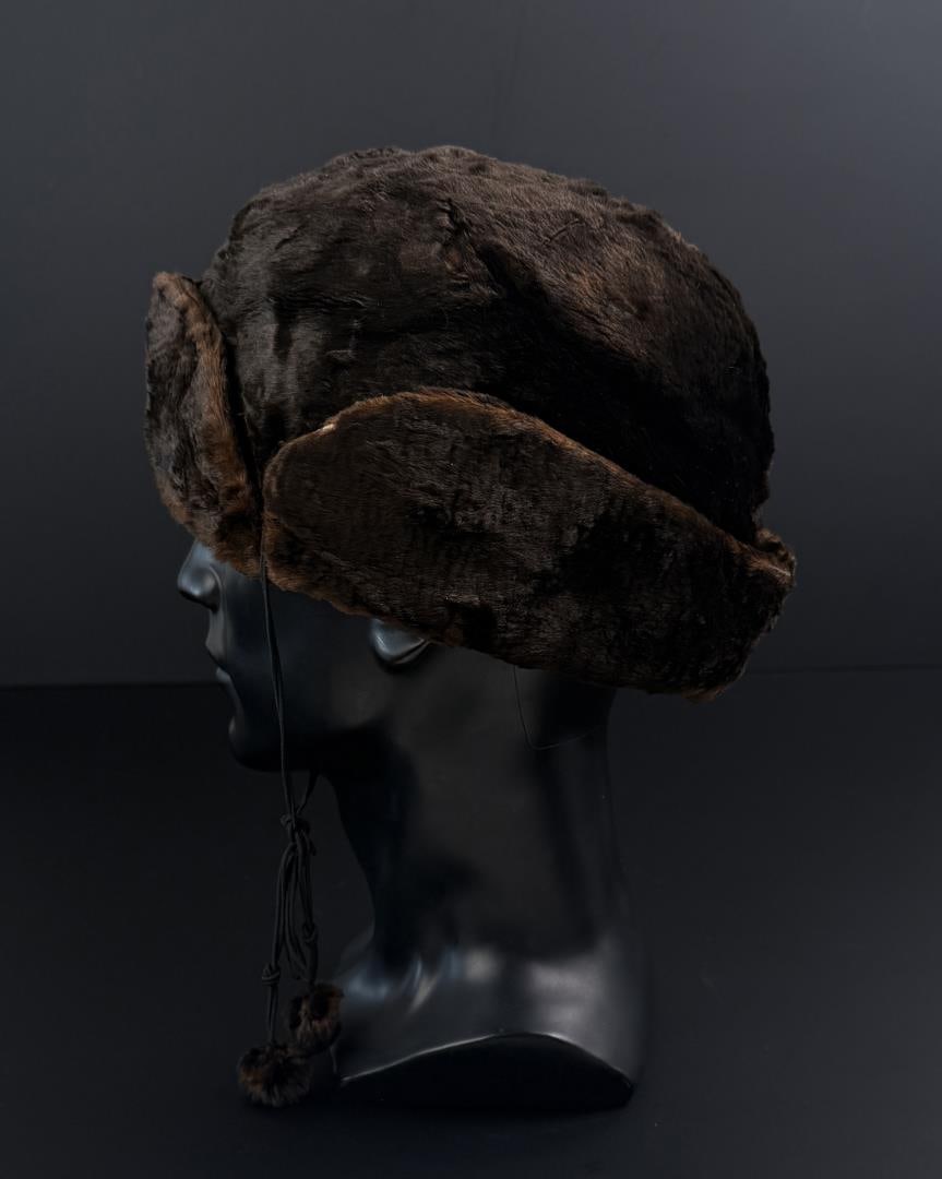 Sheared Beaver Mountain Man Trapper Hat - 3