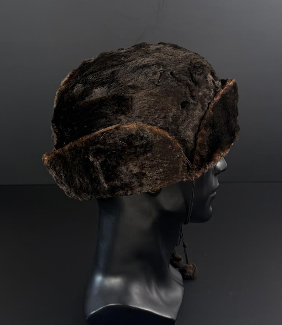 Sheared Beaver Mountain Man Trapper Hat - 5