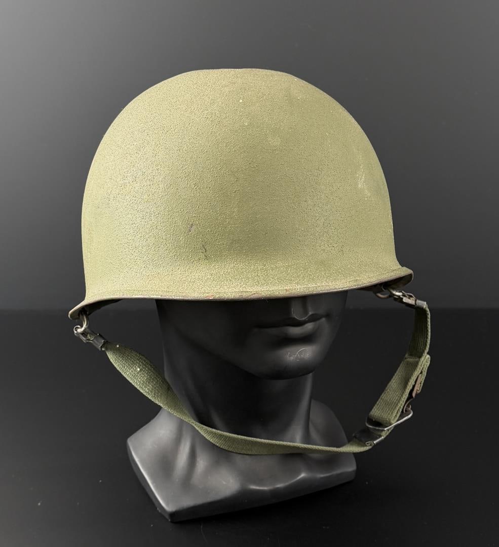 Vietnam War Rear Seam M1 US Army Helmet: No liner