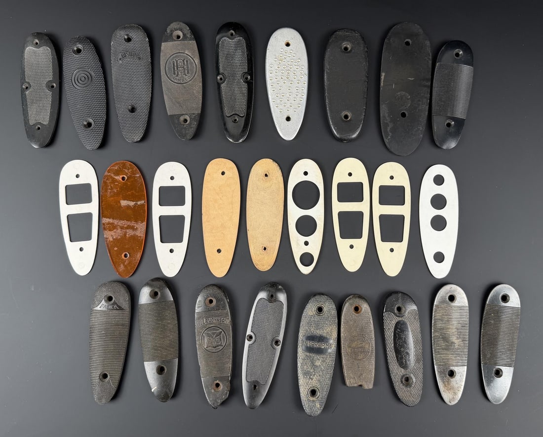 Collection of Assorted Rifle Buttplates: Nice grouping