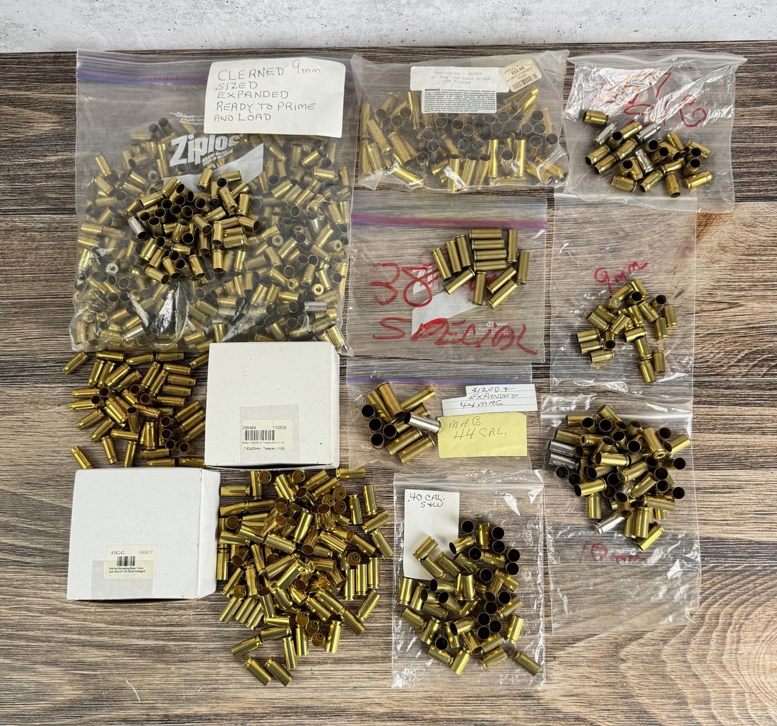 Collection of Assorted Fired Brass (1 of 12)