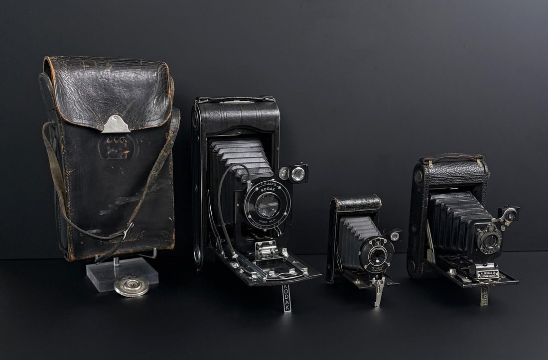 Collection of Kodak Folding box Cameras (1 of 15)