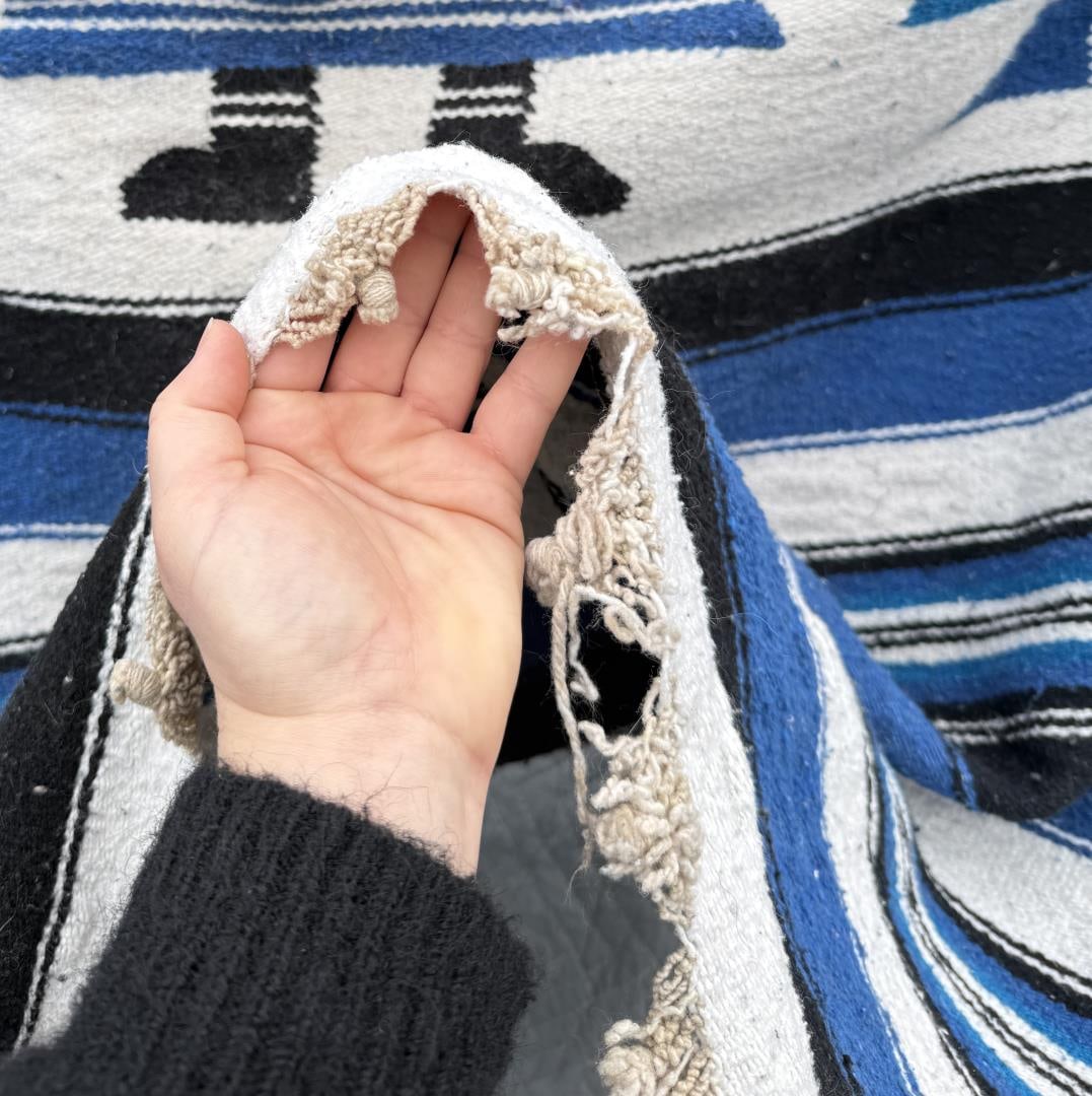 Mexican Aztec Pattern Blanket Rug - 3