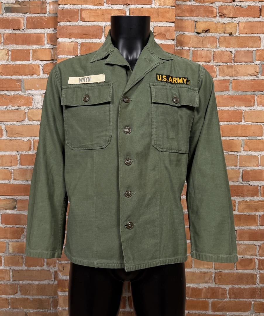 Vietnam War US Army Sateen Utility Shirt OG-107 (1 of 9)