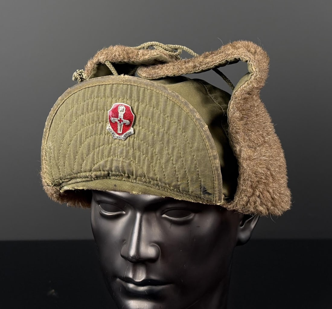 Korean War US Army Pile Field Cap: Size 7