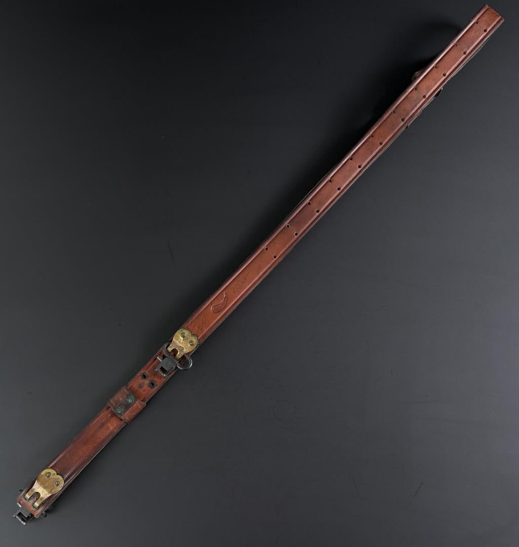 Hunter Leather Rifle Sling: Nice example.