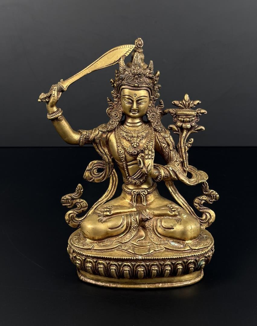 Sino Tibetan Manjushri Bodhisattva Buddha (1 of 6)