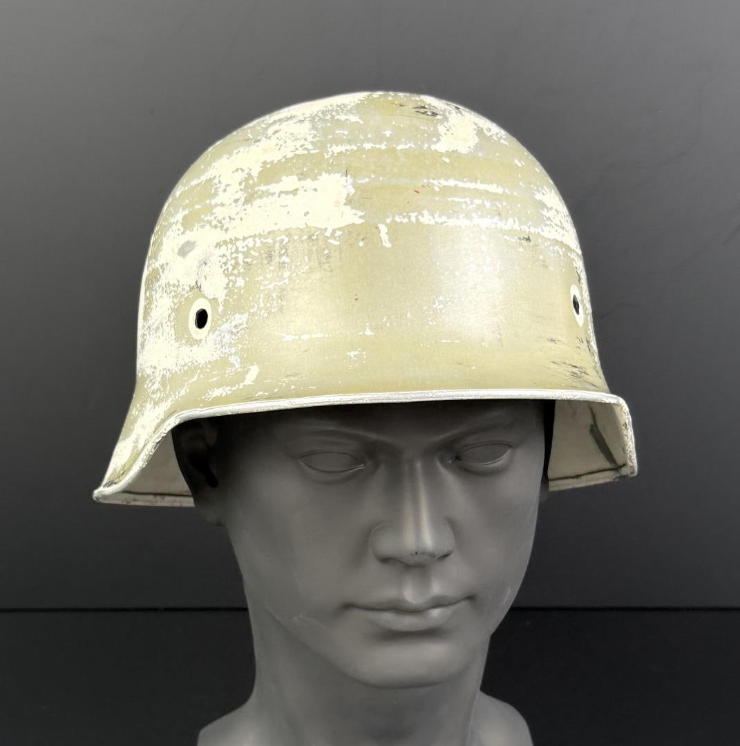 Cold War German Aluminum Fire Helmet: No liner