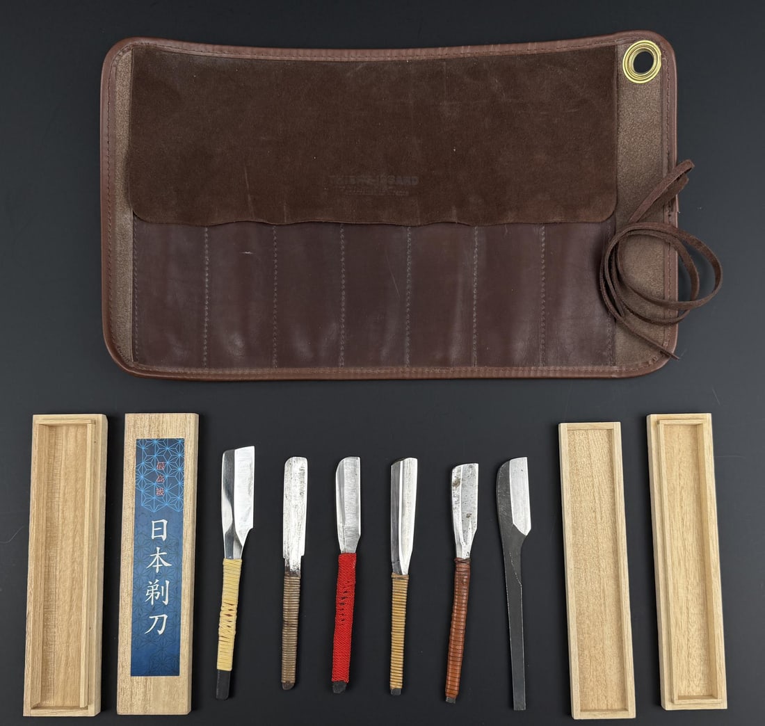 Collection of Japanese Shaving Straight Razors (1 of 12)