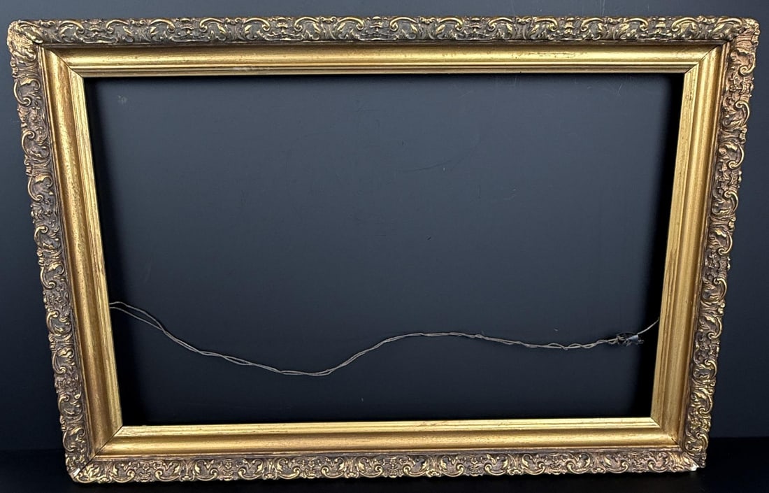 Antique Gesso Painting Frame (1 of 6)