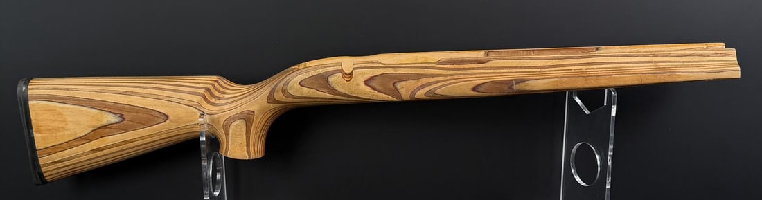 Custom Laminated Target Rifle Stock: 31 3/4" long.