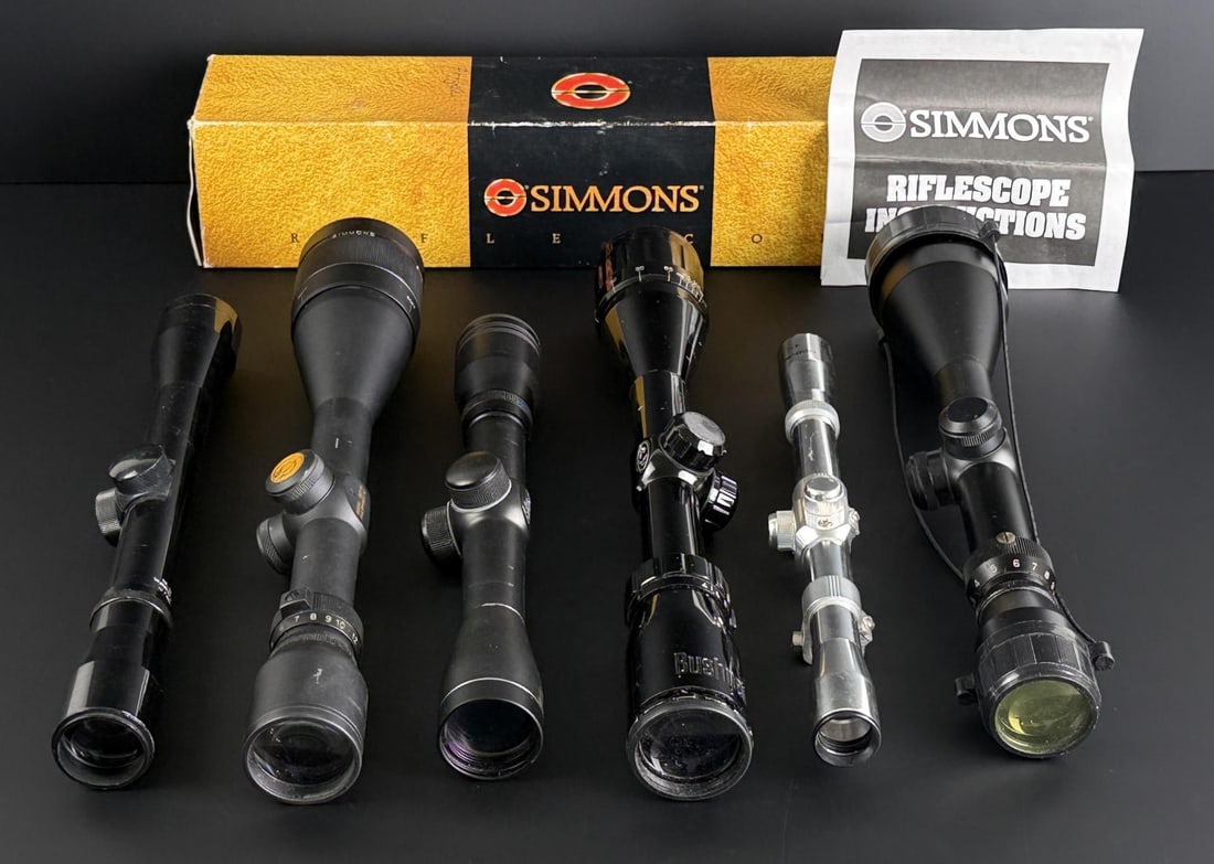 Collection of Simmons Bushnell Rifle Scopes (1 of 8)