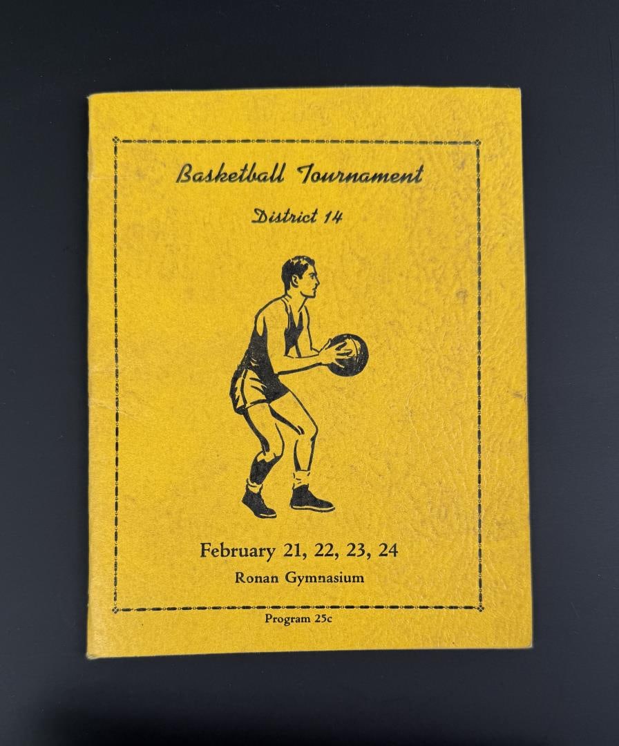 Ronan Montana Basketball Tournament Program (1 of 4)