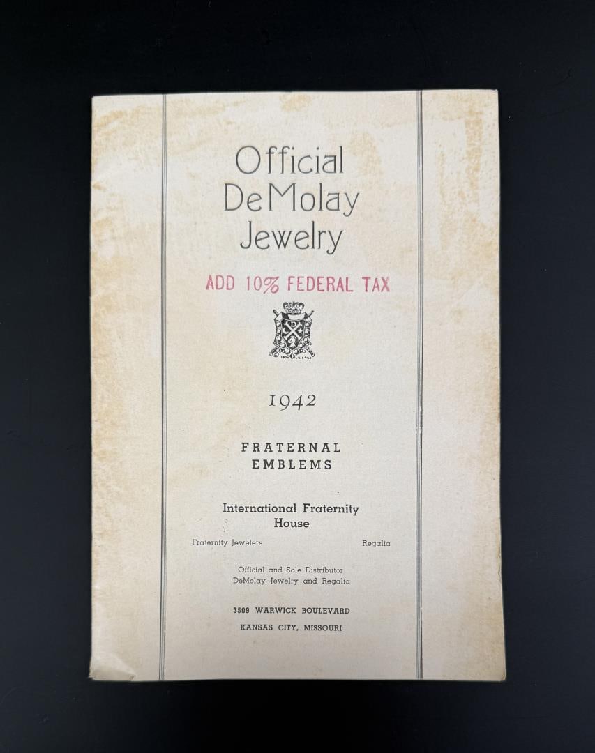 Official DeMolay Jewelry Catalog (1 of 5)