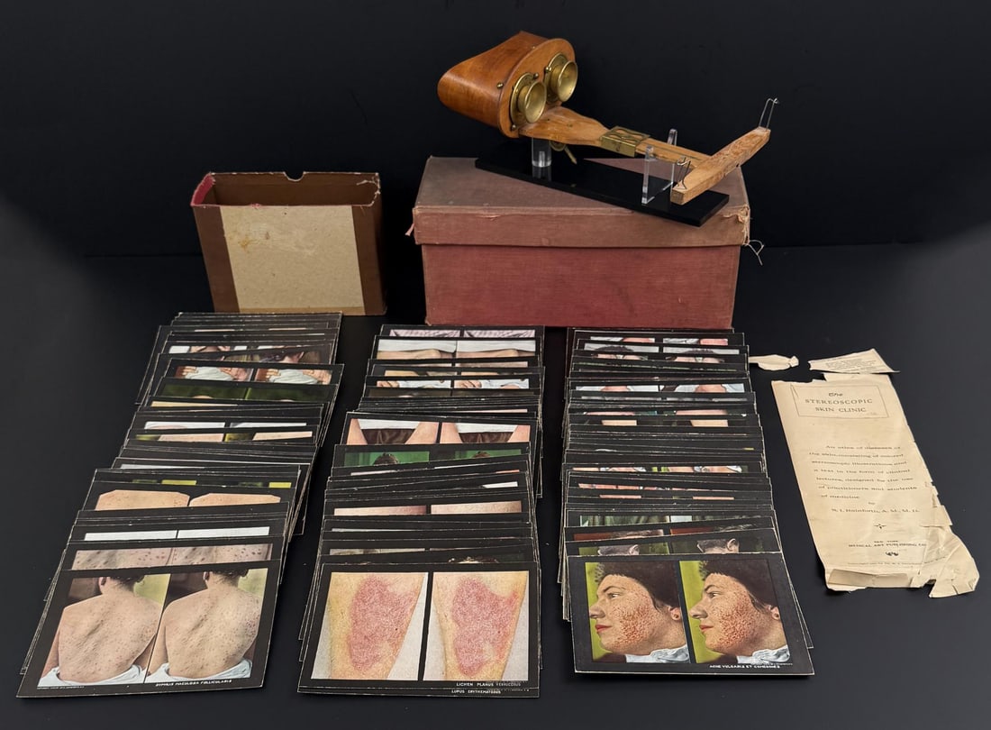 Stereoscopic Skin Clinic Stereoview Set (1 of 17)
