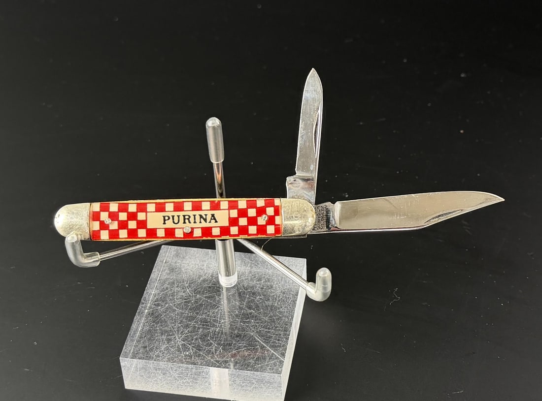 Kutmaster Utica Purina Feeds Pocket Knife: Nice example.