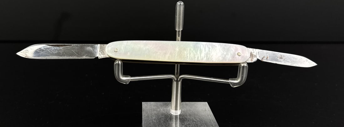 Enterprise Cutlery Mother of Pearl Pocket Knife: 3" long.