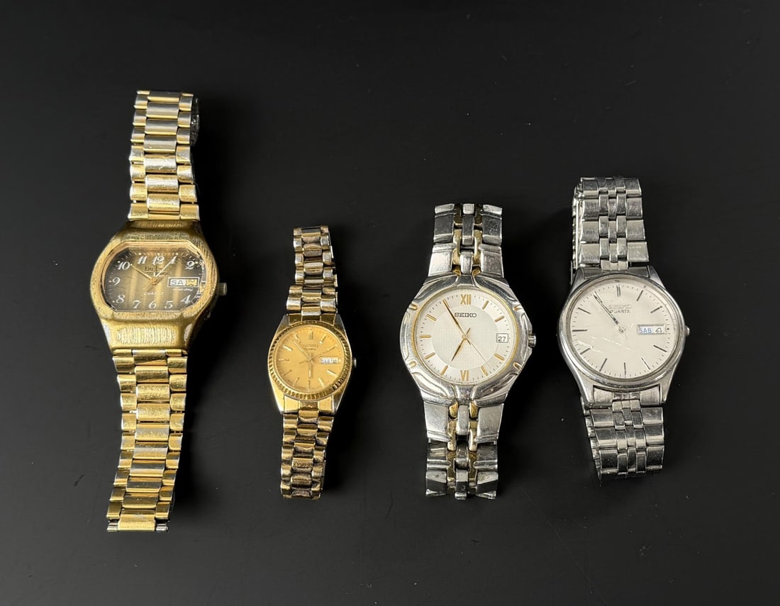 Collection of Seiko and Bulova Watches (1 of 6)