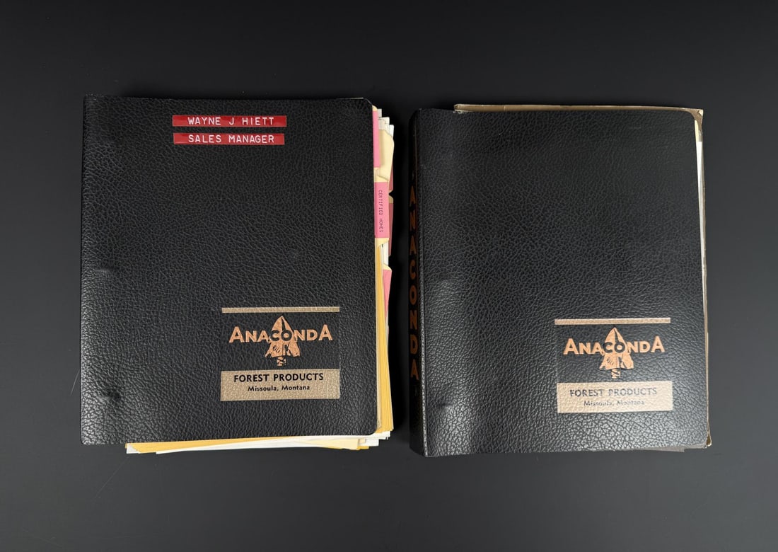 Anaconda Montana Forest Products Salesman Binders (1 of 9)
