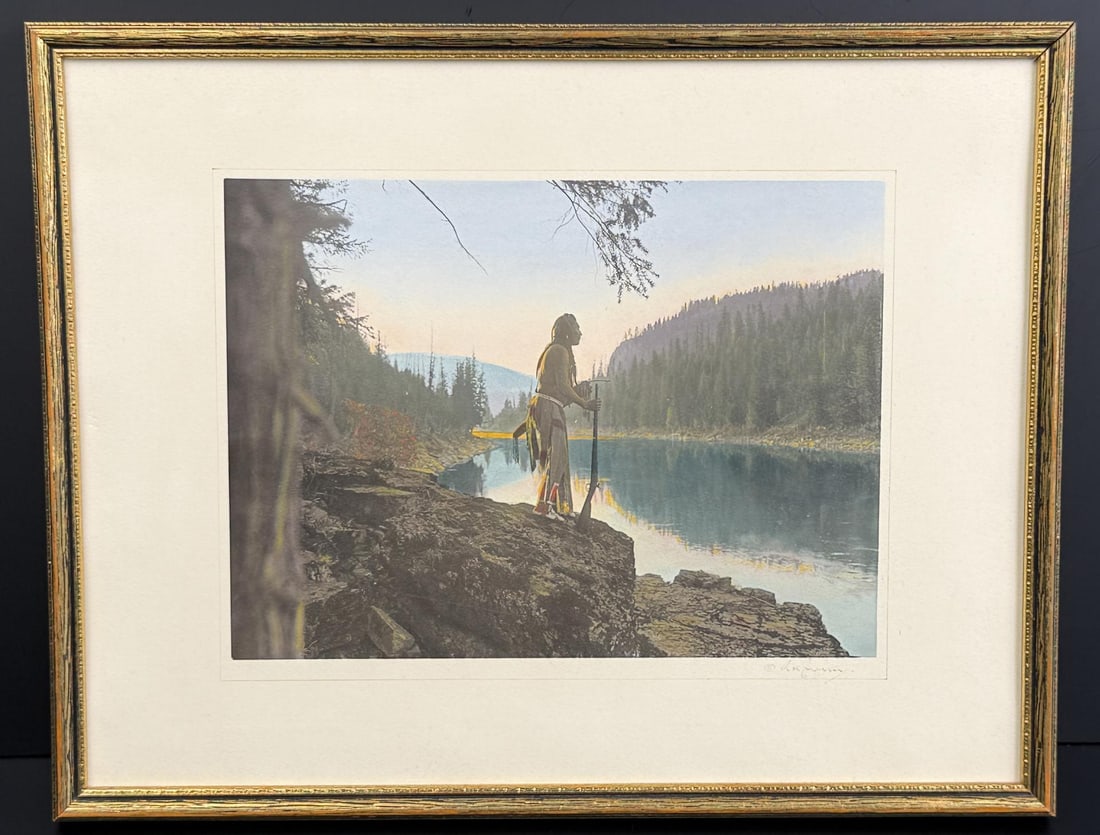 Sam Resurrection Mckay Montana Indian Photo: Photographer is RH Mckay of Missoula Montana. 11 1/2" by 14 3/4" framed.