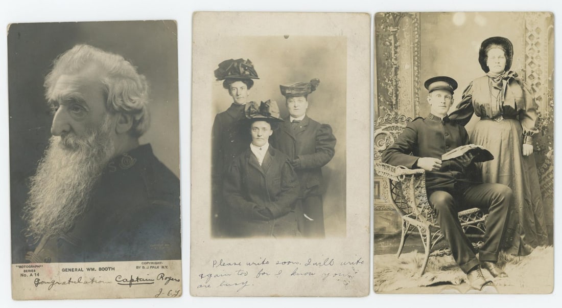 Collection of Salvation Army RPPC Postcards (1 of 3)