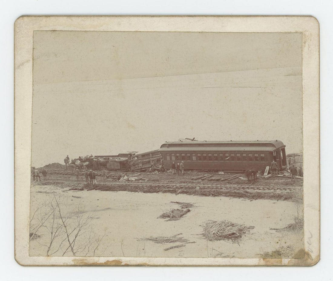 Railroad Train Wreck Photo (1 of 3)