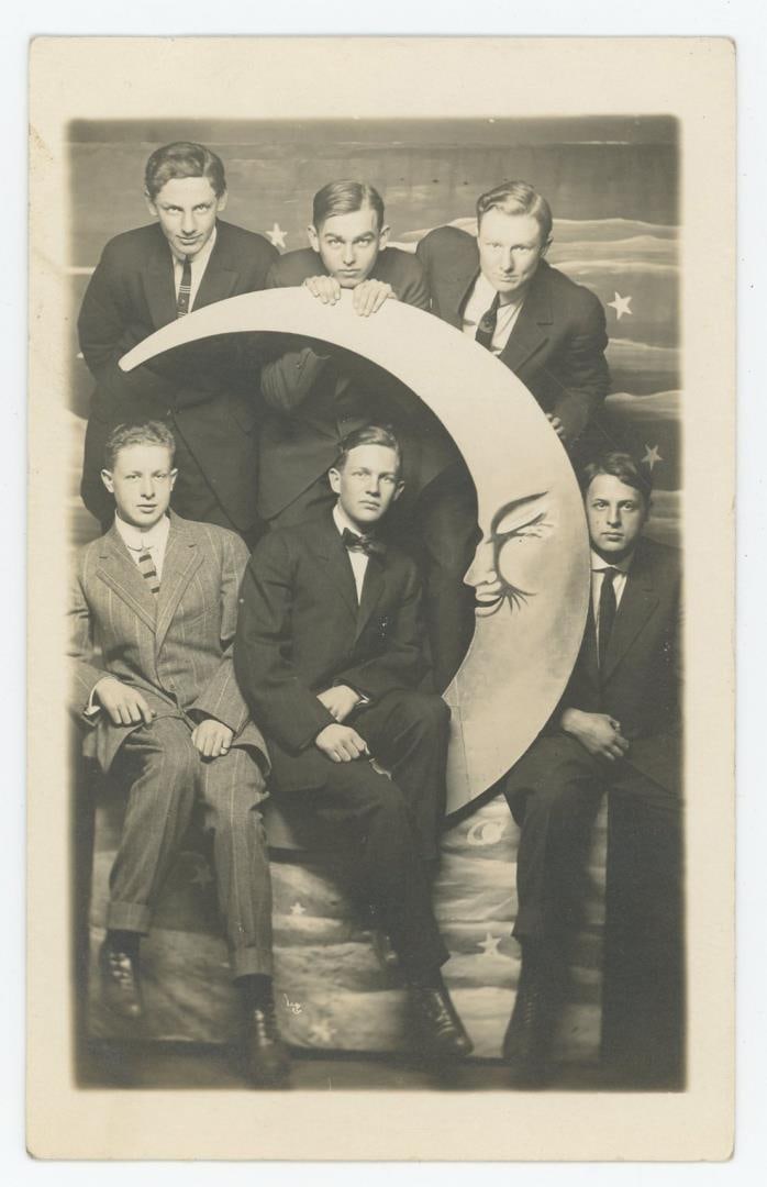 Paper Moon RPPC Postcard (1 of 3)
