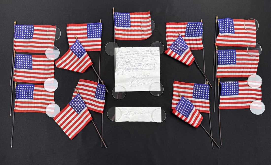 Charles Lindbergh Omaha Nebraska Banquet Flags (1 of 8)