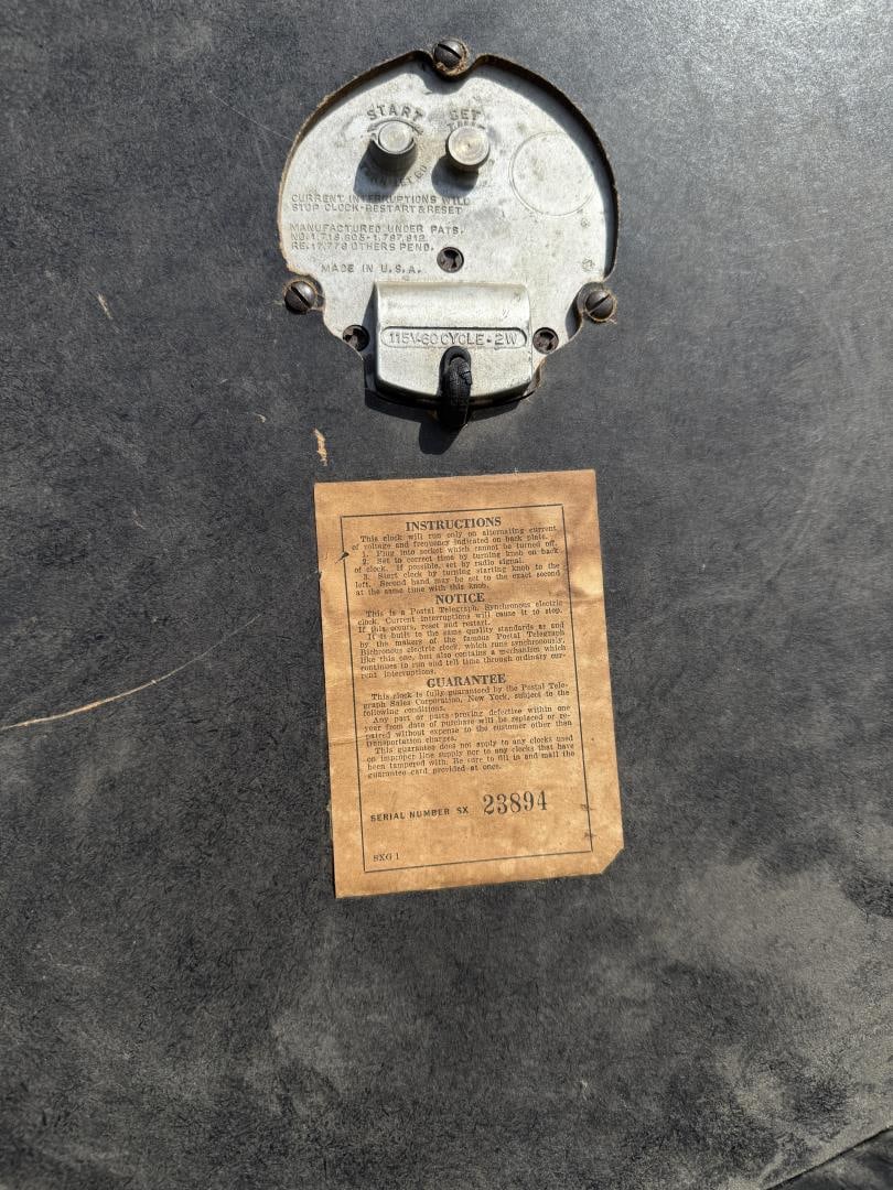 Hammond Postal Telegraph Clock - 3