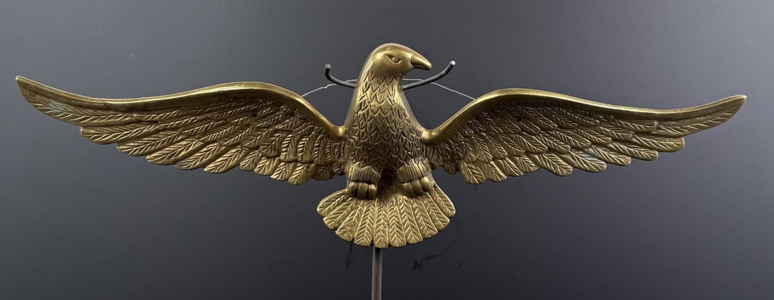 Brass American Freedom Flyer House Eagle: 17 3/4" by 5 1/4"