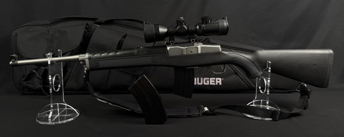 Ruger Mini 30 Thirty 7.63x39 Rifle: 18" barrel. Requires FFL Transfer. C&R not accepted. No sales to the following areas, a bid from any of these restricted areas will result in immediate termination of your agility to place bids with o