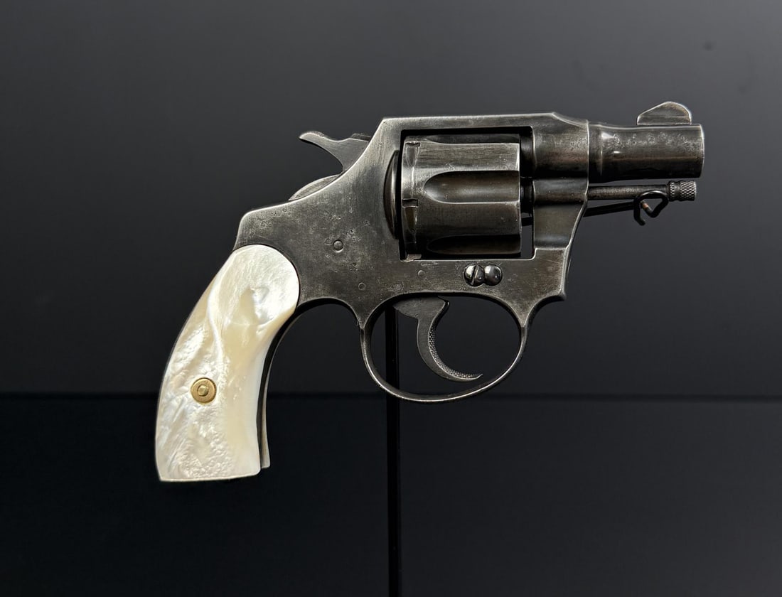 Colt Police Positive .38 S&W Revolver: 1931. 2" barrel. Mother of Pearl Handles. Requires FFL Transfer. C&R not accepted.