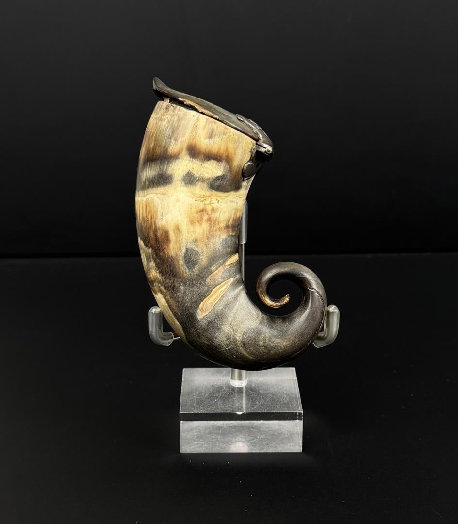 Scottish Ram Horn Snuff Mull (1 of 7)