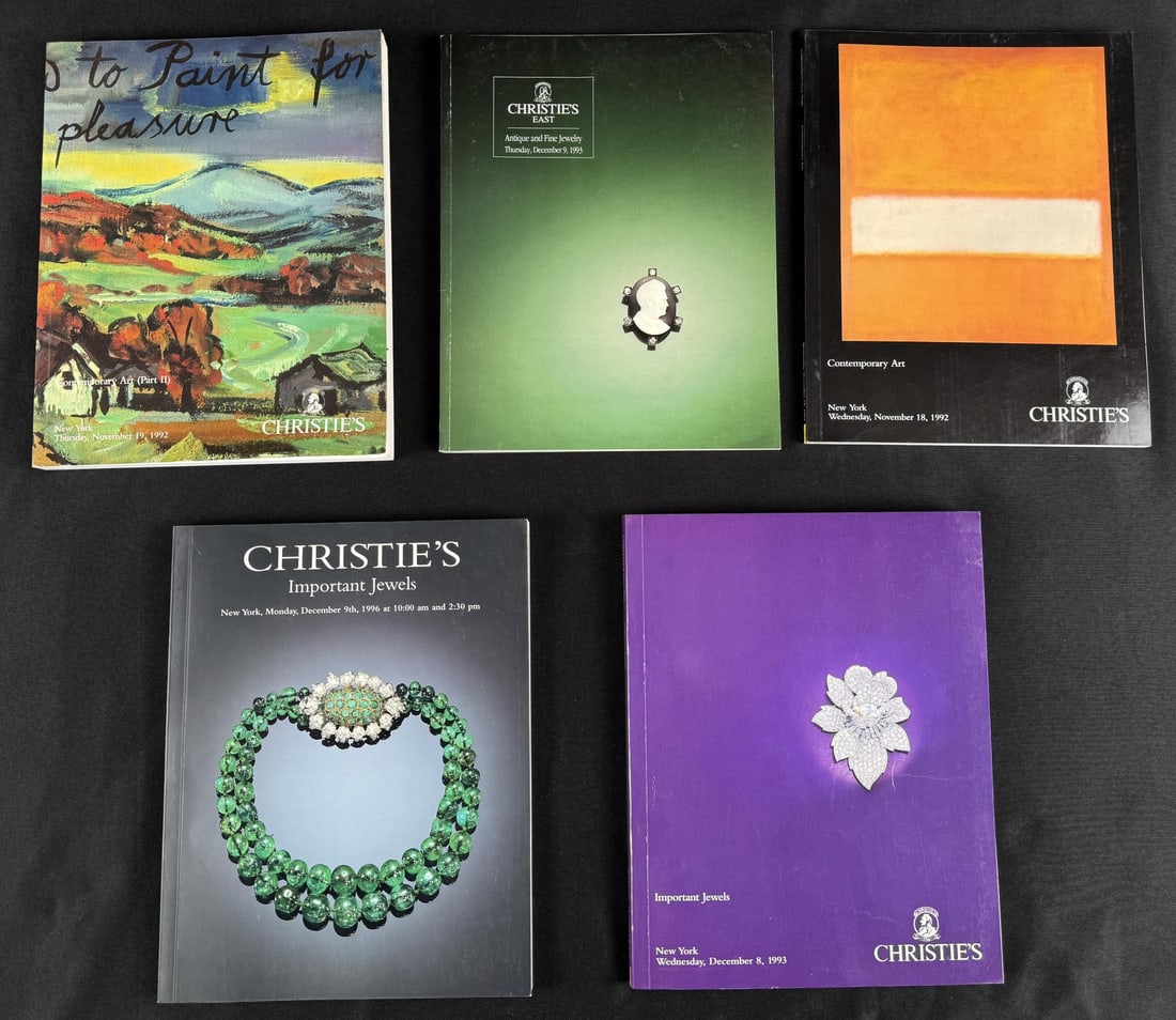 Collection of Christies Jewelry Auction Catalogs (1 of 20)