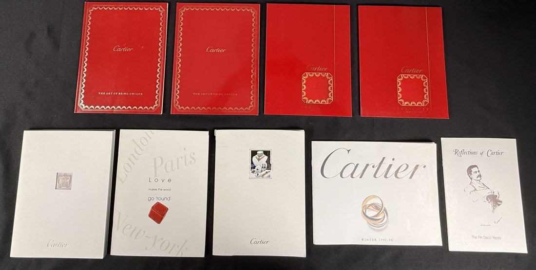 Collection of Cartier Catalogs: Nice grouping