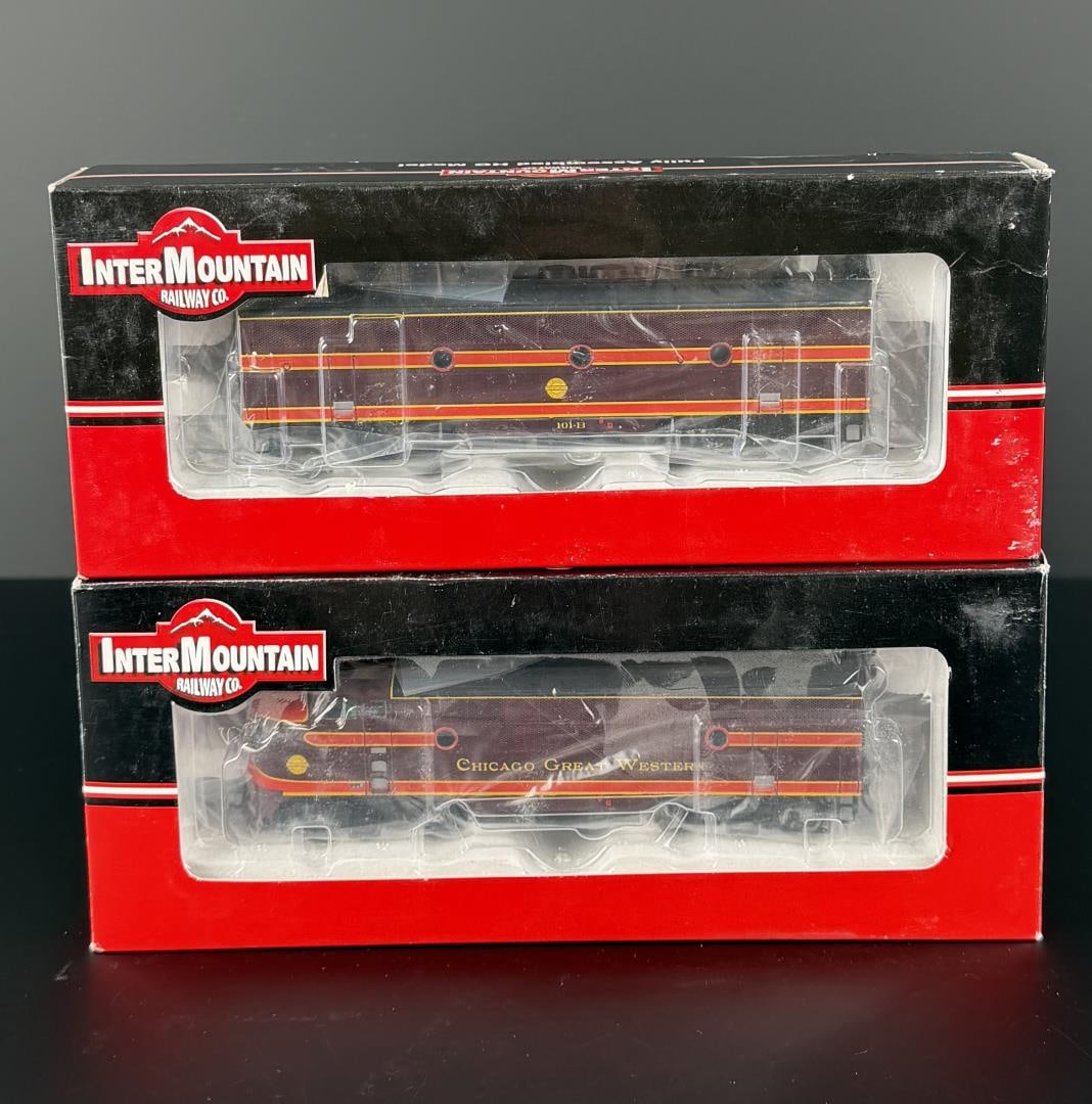 Intermountain Railway Locomotive Set: 49121s-02, 49621-01