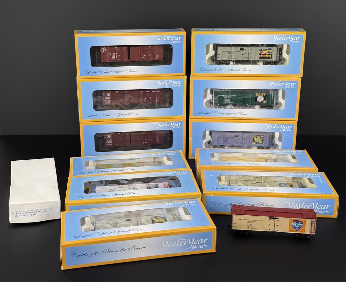 Collection of Yesteryear Models Boxcars (1 of 8)