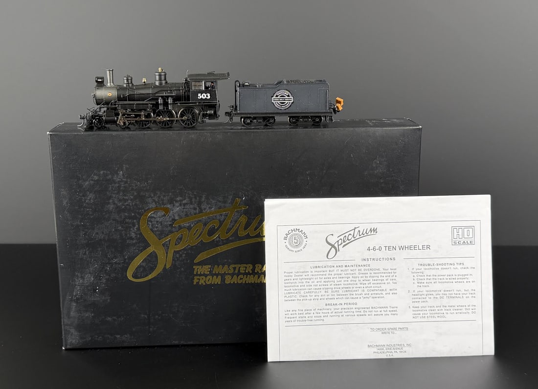 Spectrum 82307 Baldwin 4-6-0 Steam Locomotive: Unlettered
