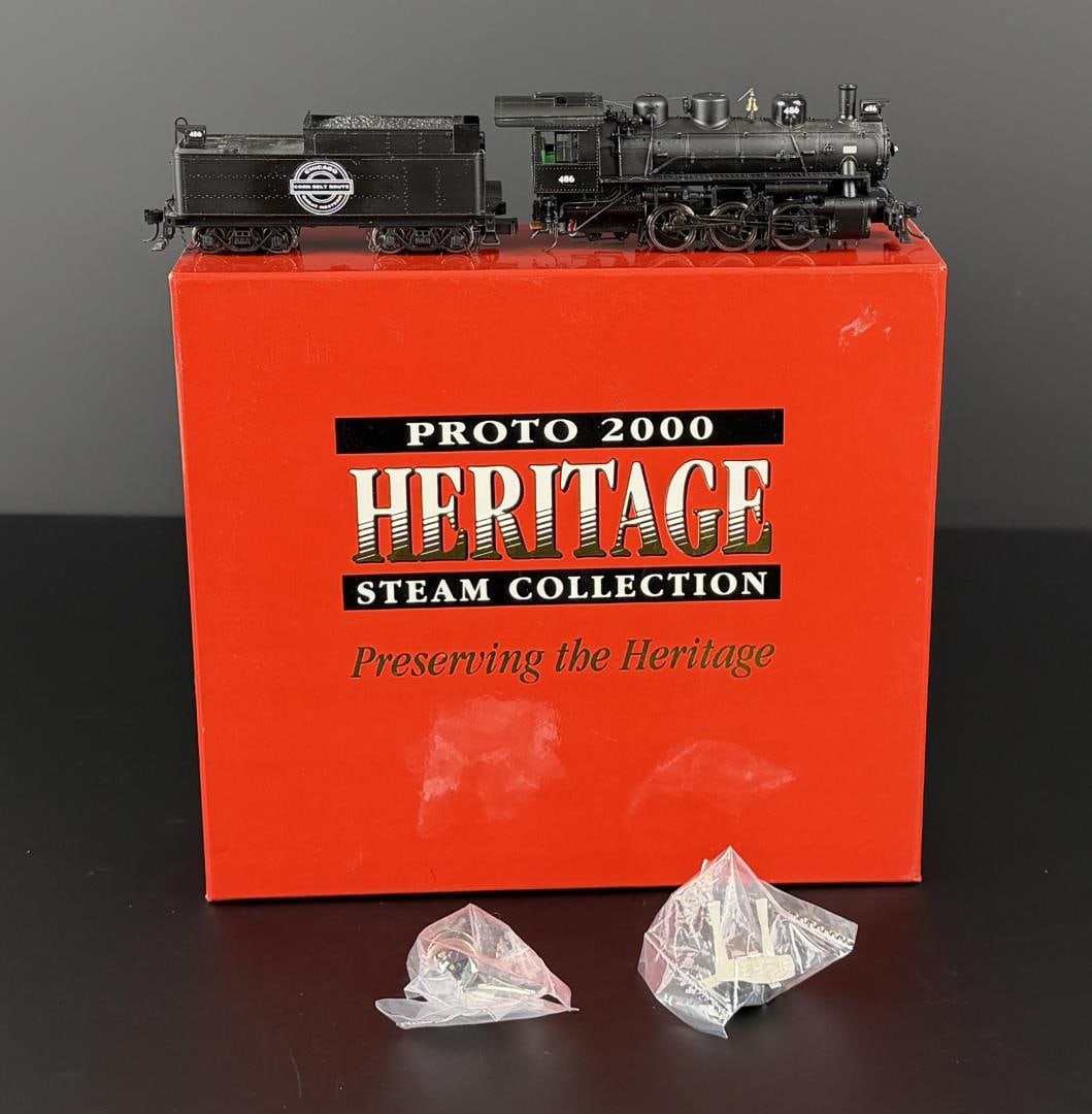 Walthers Proto 2000 Heritage Steam Locomotive: Box says Redecaled.