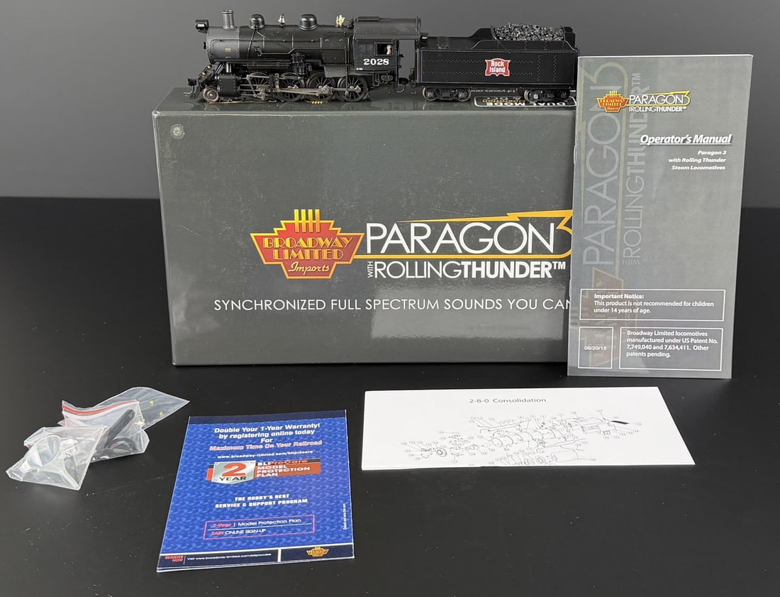 Broadway Limited Paragon 4321 Locomotive: Rolling Thunder RI #2028
