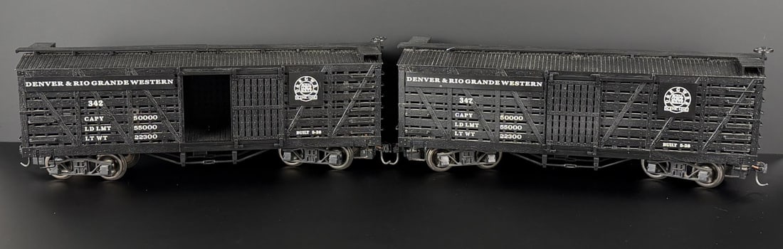 Bachmann G Scale Denver Rio Grande Western Boxcars: Nice grouping