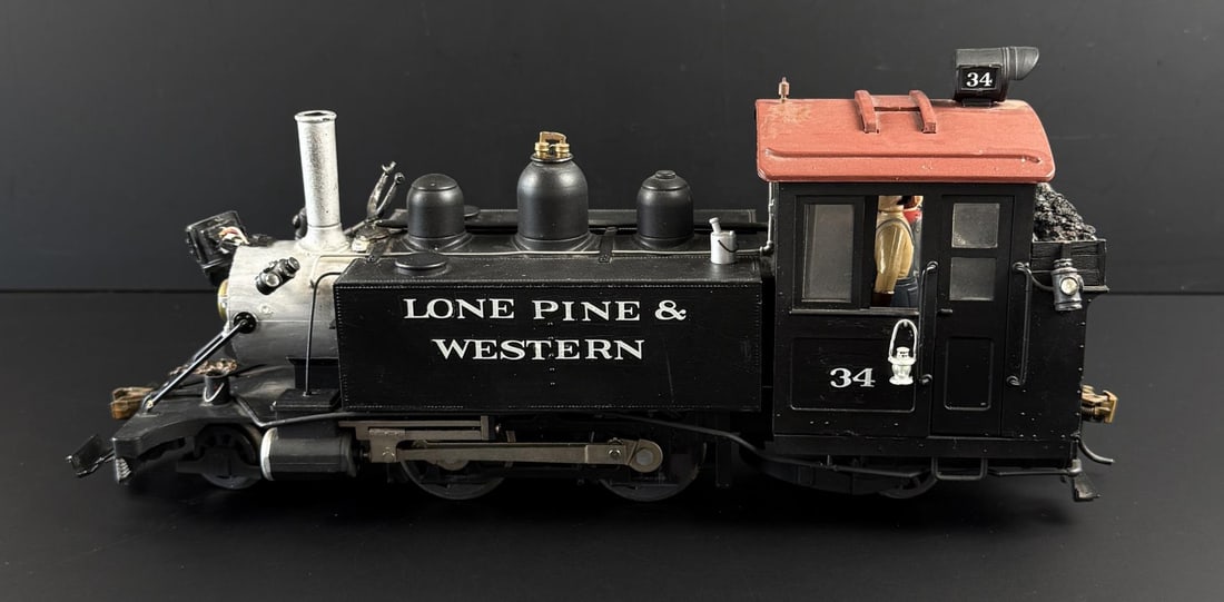 Spectrum Bachmann G Scale 34 Locomotive: Decent example. Lone Pine & Western.