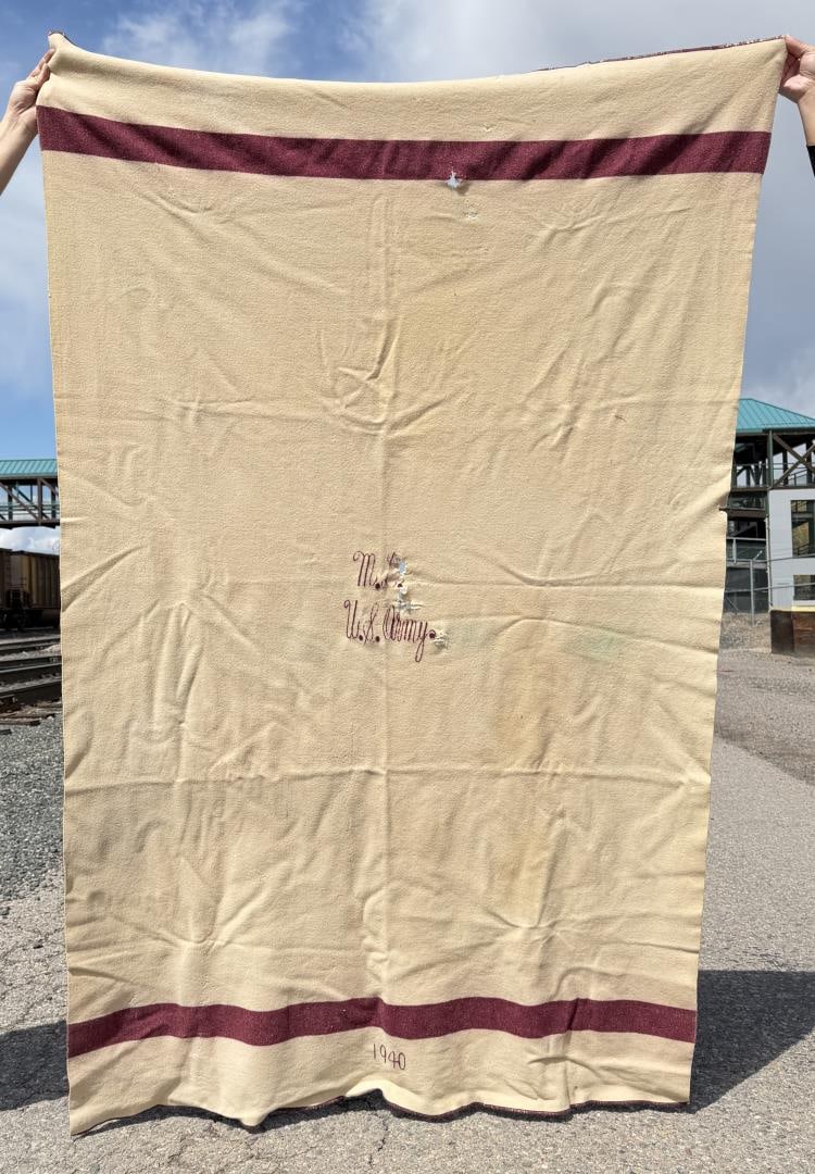WW2 Medical Department US Army Blanket (1 of 6)
