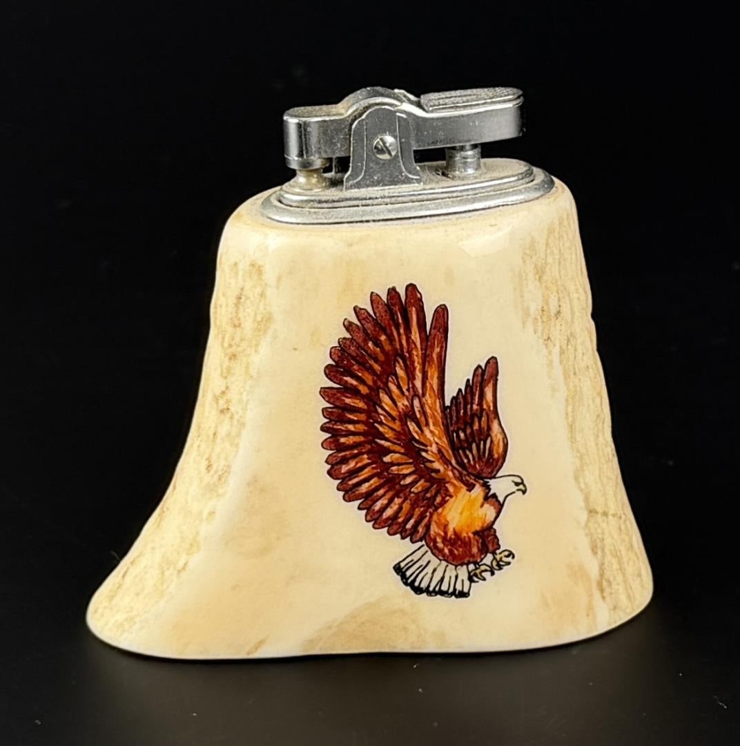 Montana Elk Horn Table Lighter (1 of 4)
